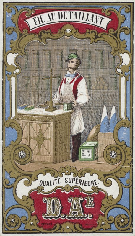 Étiquette pour fil des détaillants - French School