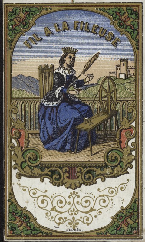 Étiquette pour le fil du fileur - French School