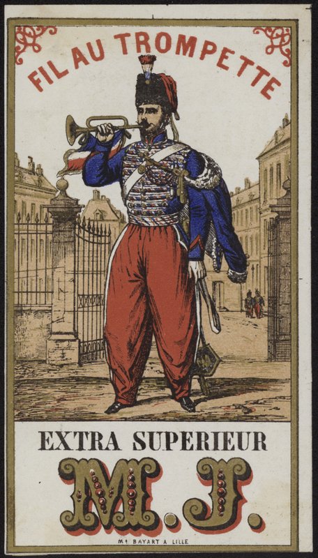 Étiquette pour fil des trompettistes - French School