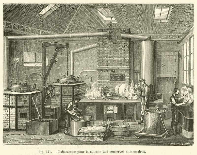 Laboratoire pour la cuisson des conserves alimentaires - French School
