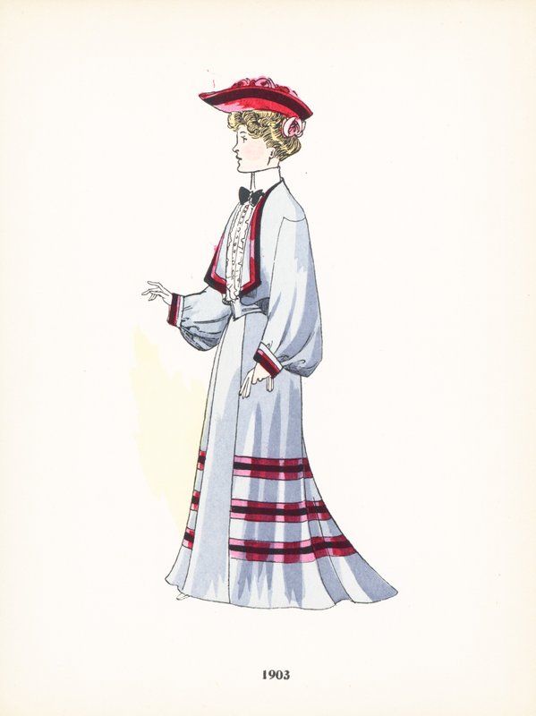 Mode féminine, 1903 - French School