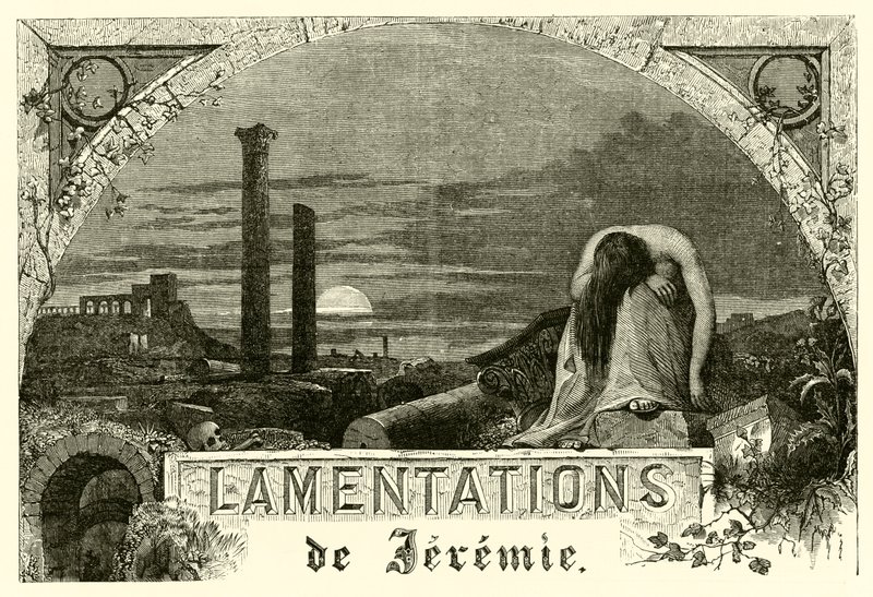 Lamentations de Jérémie - French School