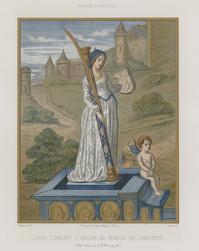 Laura au Temple de la Chasteté - French School