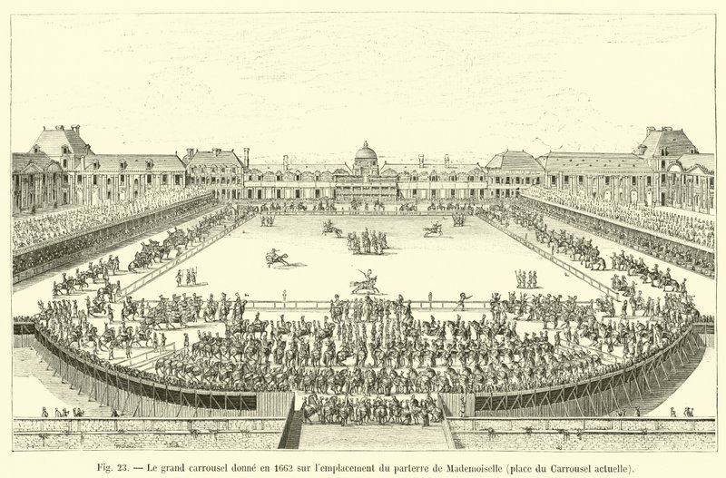 Le grand carrousel donné en 1662 sur l