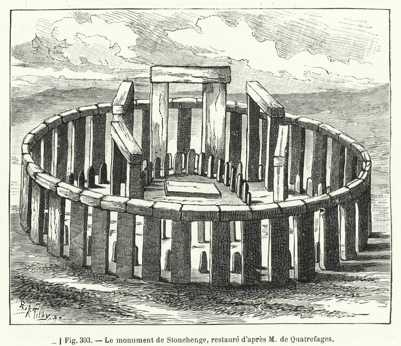 Le monument de Stonehenge, restauré d
