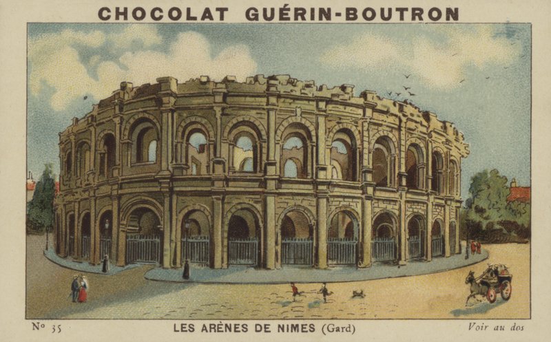 Les Arènes de Nîmes, Gard - French School