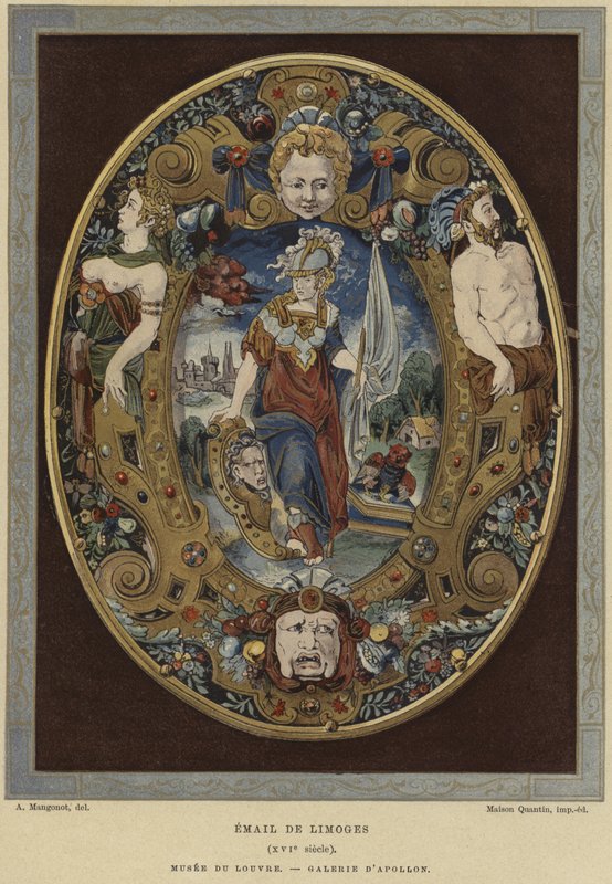 Émail de Limoges, 16ème siècle - French School