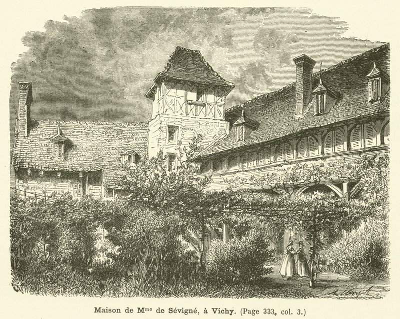 Maison de Madame de Sévigné, à Vichy - French School