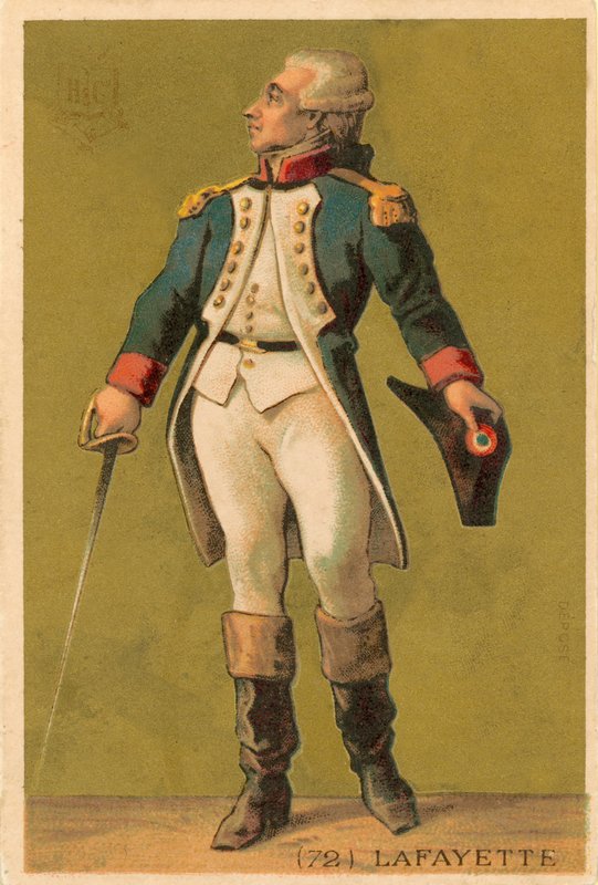Marquis de Lafayette - French School