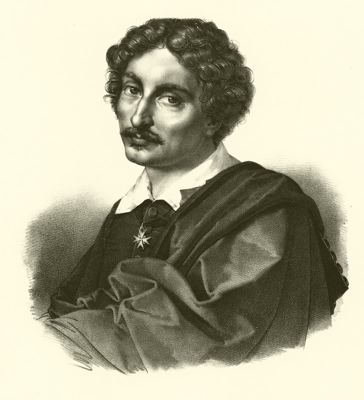 Michelangelo Merisi da Caravaggio, portrait - French School