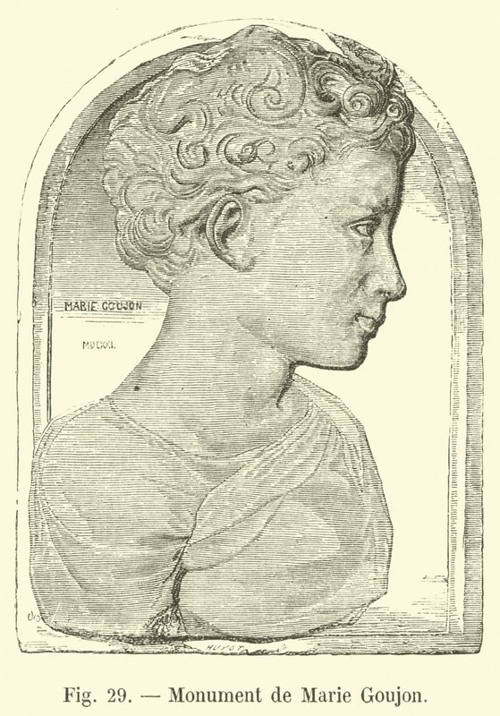 Monument de Marie Goujon - French School