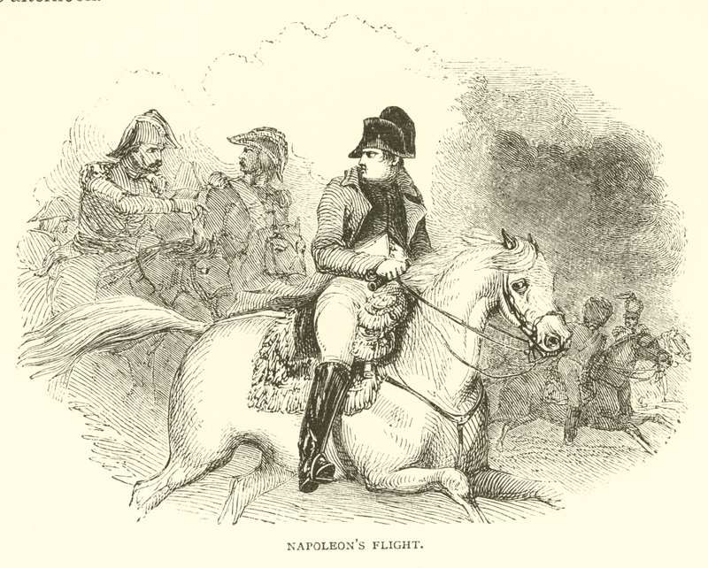 La fuite de Napoléon - French School
