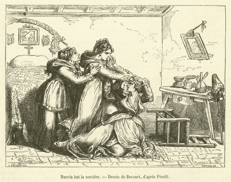 Nuccia bat la sorcière - French School