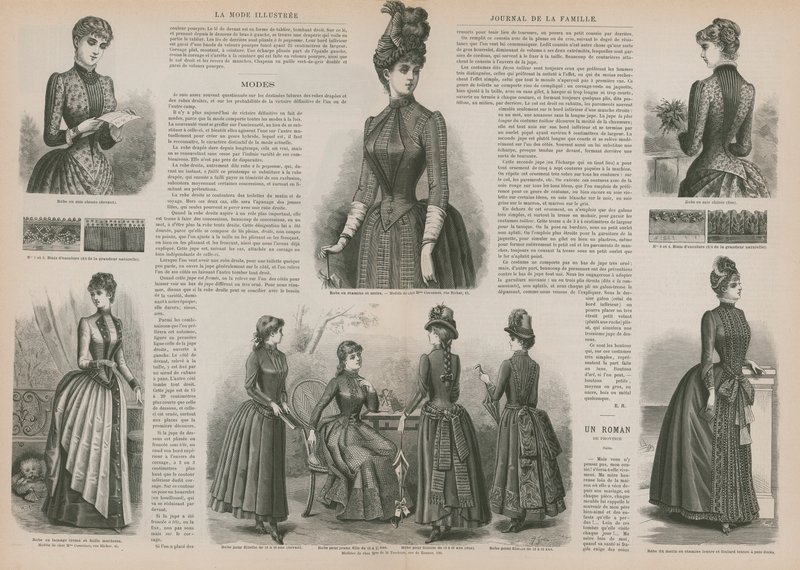 Page de La Mode Illustrée - French School