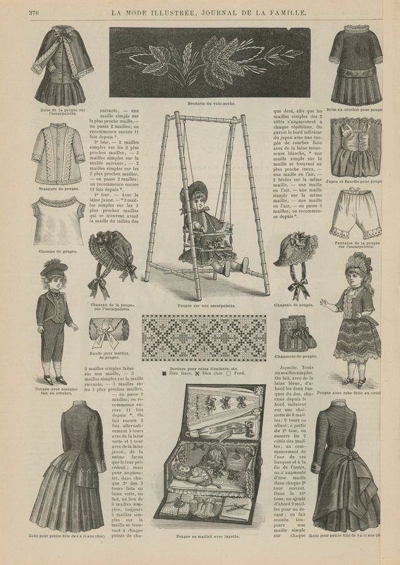 Page de La Mode Illustrée - French School
