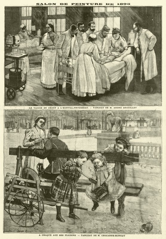 Peintures exposées au Salon de Paris de 1895 - French School