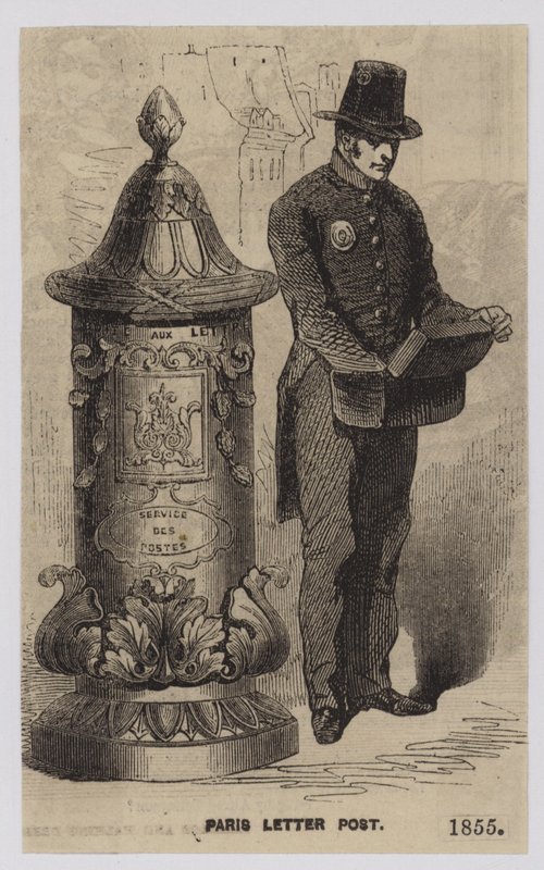 Lettre de Paris, 1855 - French School
