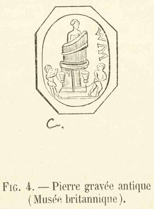 Pierre gravée antique, Musée britannique - French School