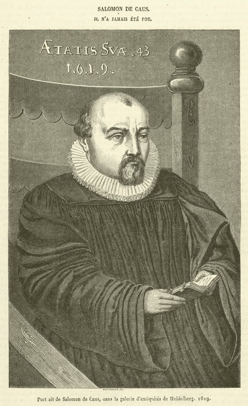 Portrait de Salomon de Caus, dans la galerie d