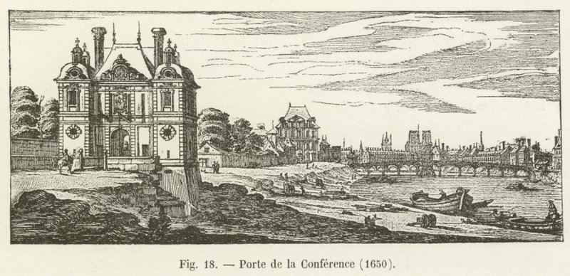 Porte de la Conférence, 1650 - French School