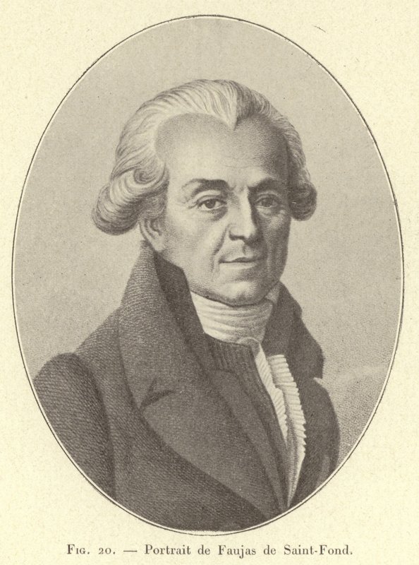 Portrait de Faujas de Saint-Fond (gravure) - French School
