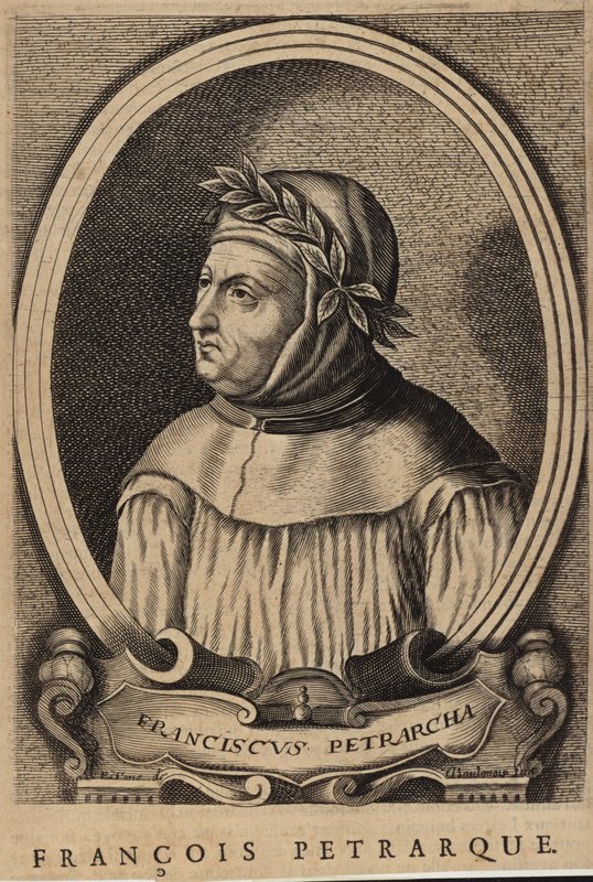 Portrait de Francesco Petrarca - French School
