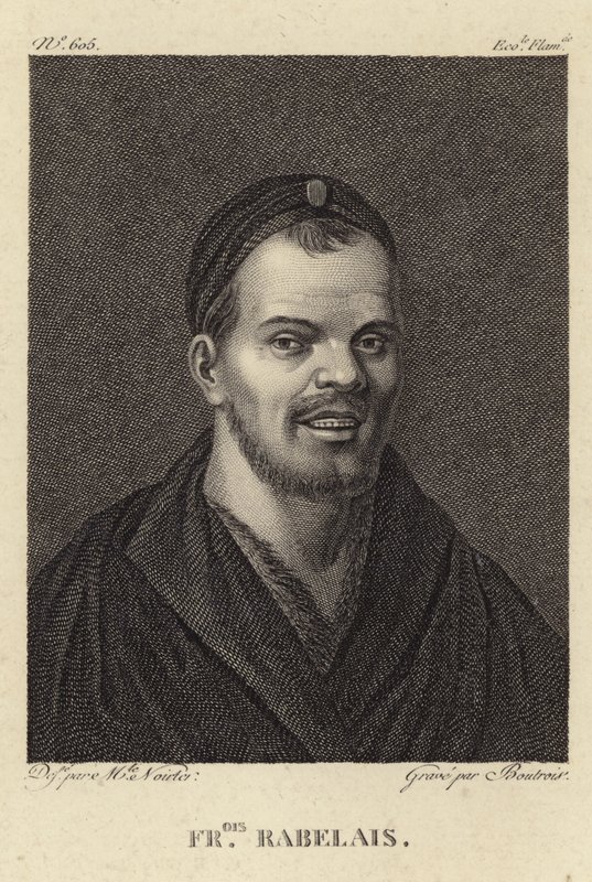 Portrait de François Rabelais - French School