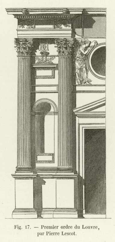 Premier ordre du Louvre, par Pierre Lescot - French School