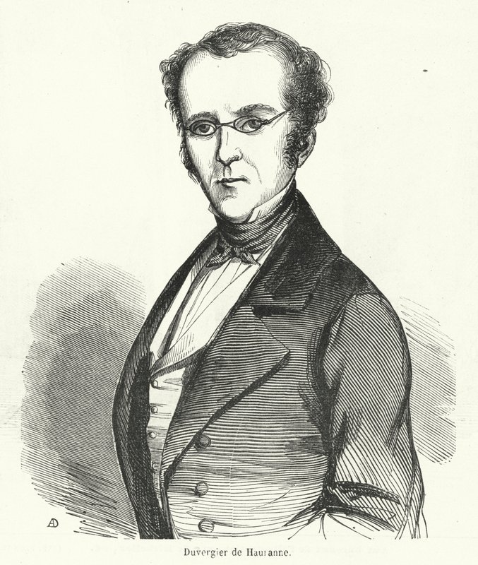 Prosper Duvergier de Hauranne, homme politique français - French School