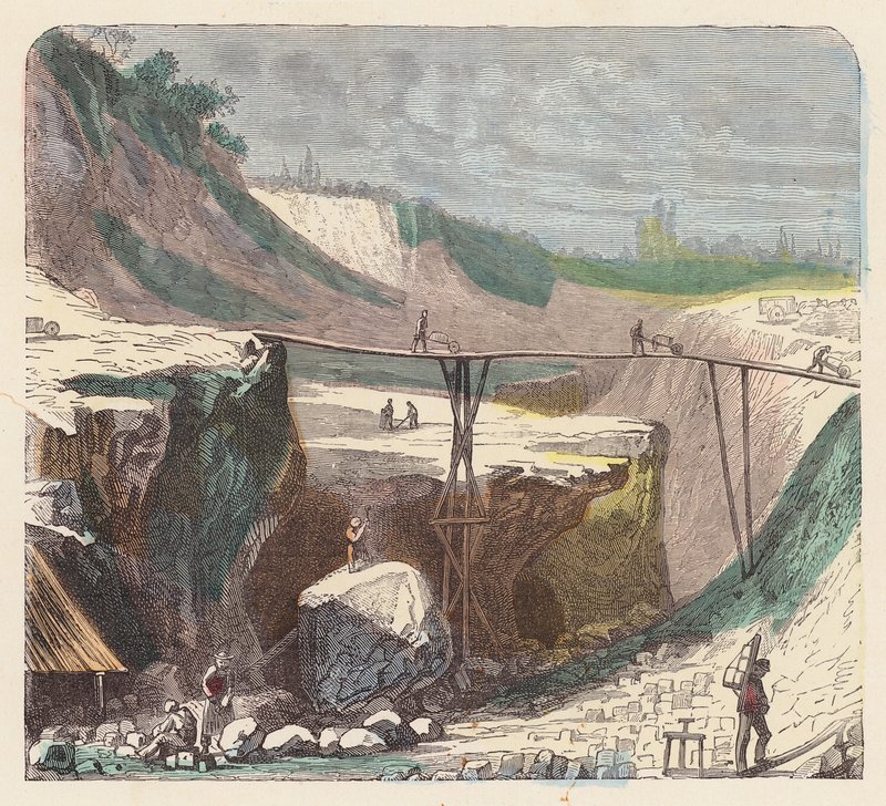 Extraction de pierre - French School