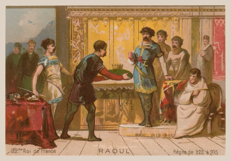 Raoul, roi de France (c 890-936) - French School