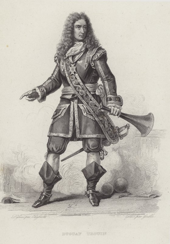 René Duguay-Trouin, corsaire français (gravure) - French School