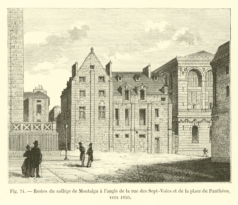Restes du collège de Montaigu à l