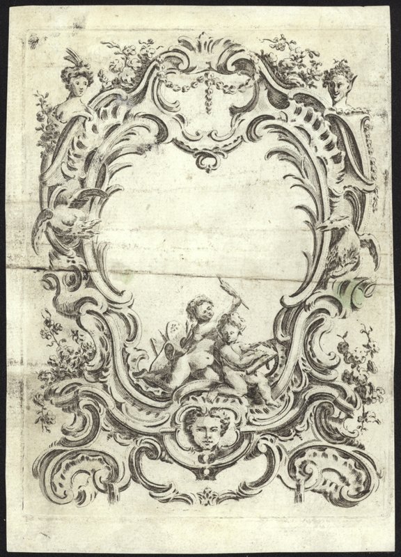Design rococo pour un cadre - French School