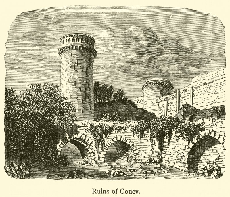 Ruines de Coucy - French School