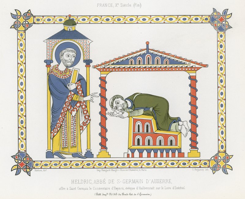 Saint Germain et Heldric à l