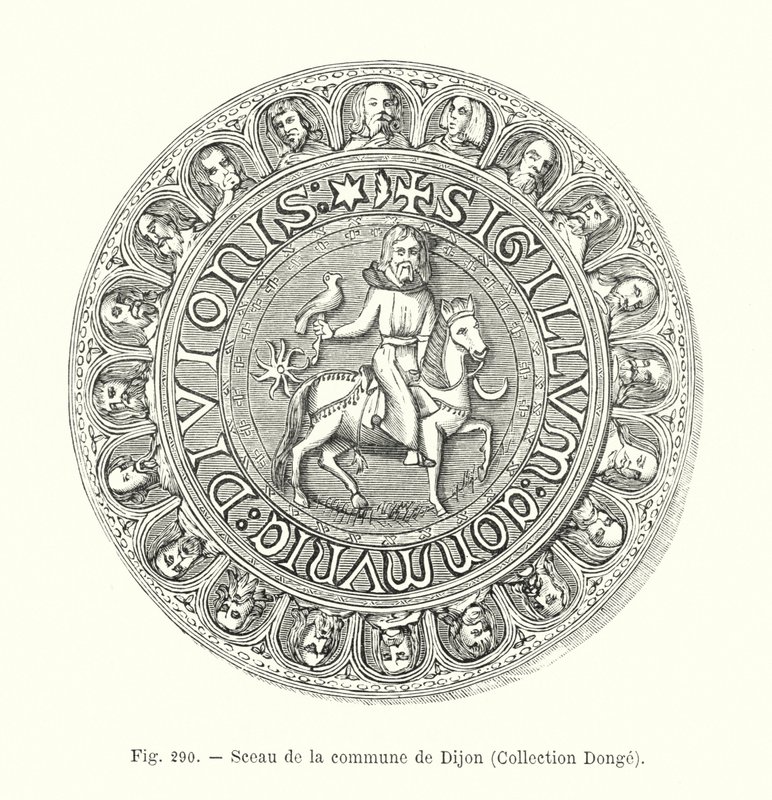 Sceau de la commune de Dijon, Collection Donge - French School