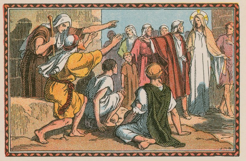 Scène de la vie de Jésus - French School