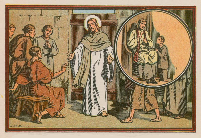 Scène de la vie de Jésus - French School