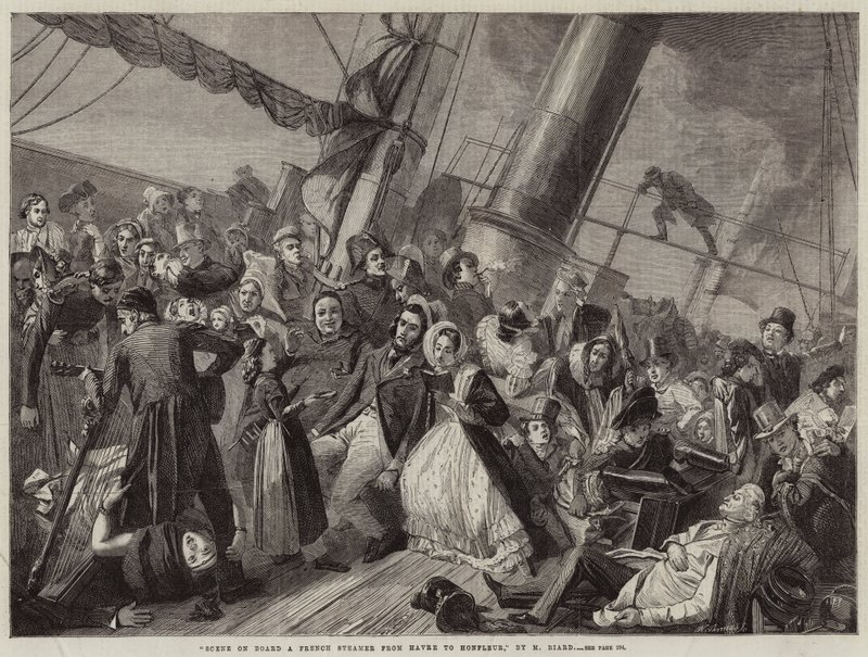 Scène à bord d