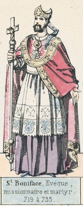 Saint Boniface, évêque, missionnaire et martyr, 719 à 735 - French School