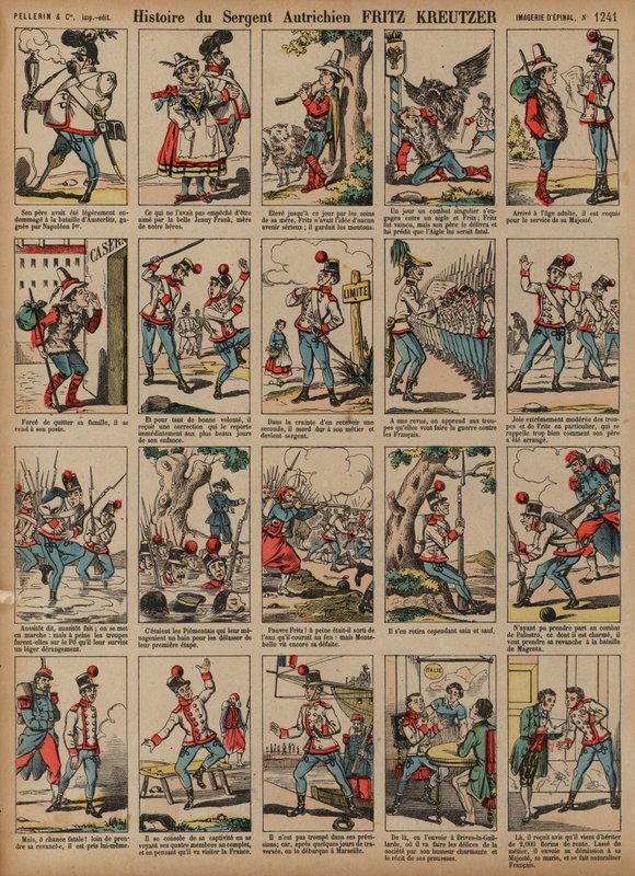 Histoire du soldat autrichien Sergent Fritz Kreutzer - French School