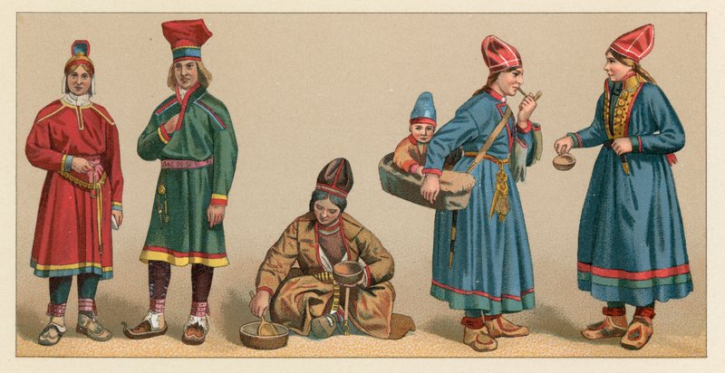 Costume suédois - French School