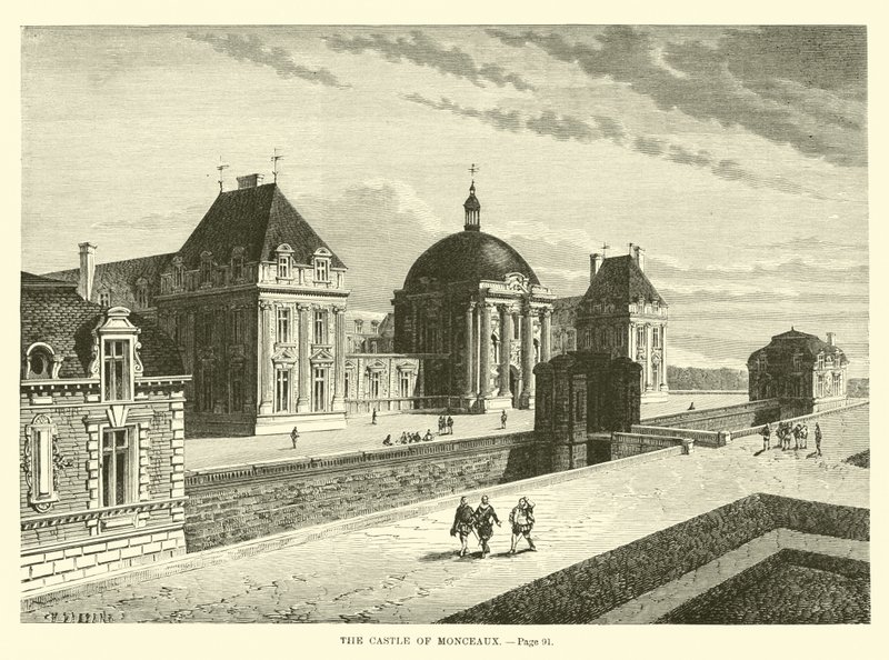 Le Château de Monceaux - French School