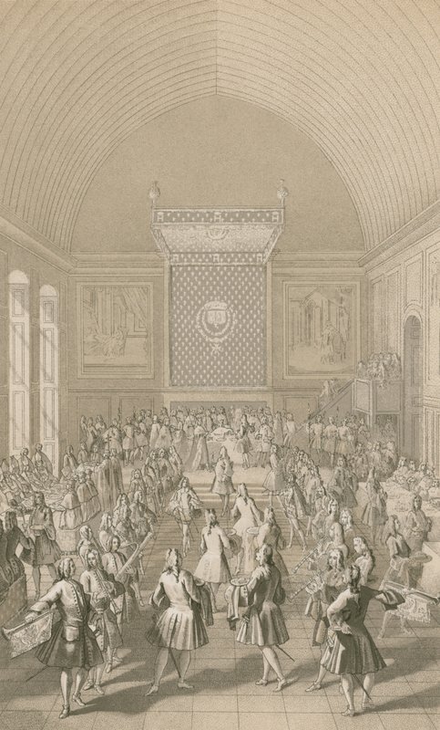 Le banquet de couronnement - French School