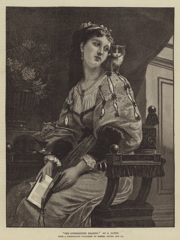 La Lecture interrompue - French School