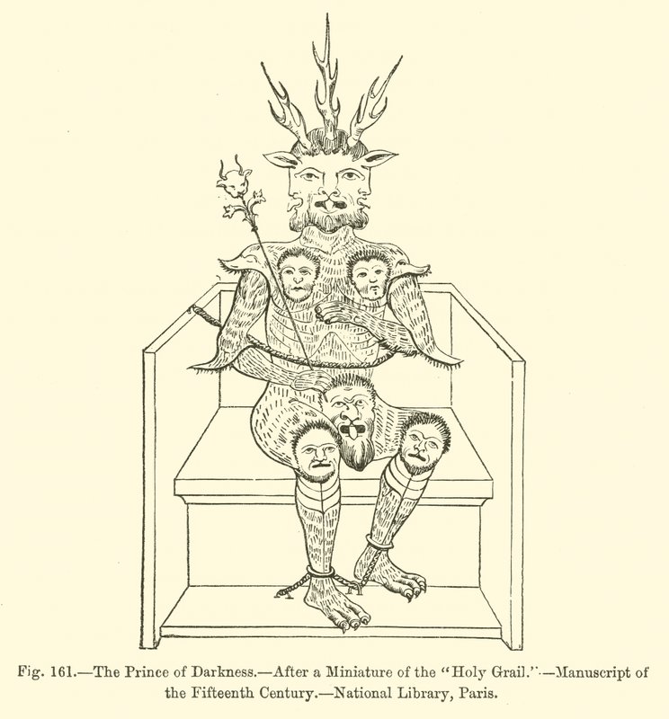 Le Prince des Ténèbres (gravure) - French School