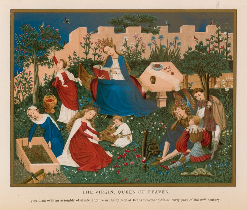 La Vierge, Reine du Ciel - French School