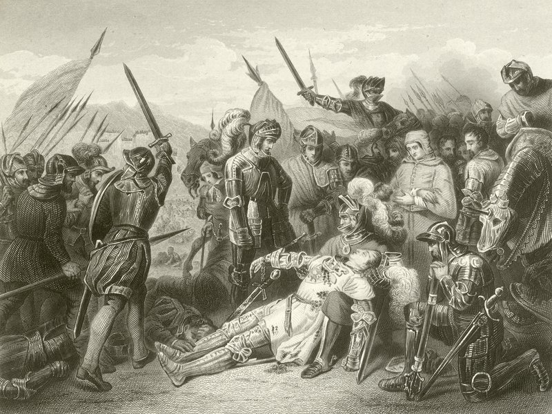 La bataille de Ravenne, 1512 - French School