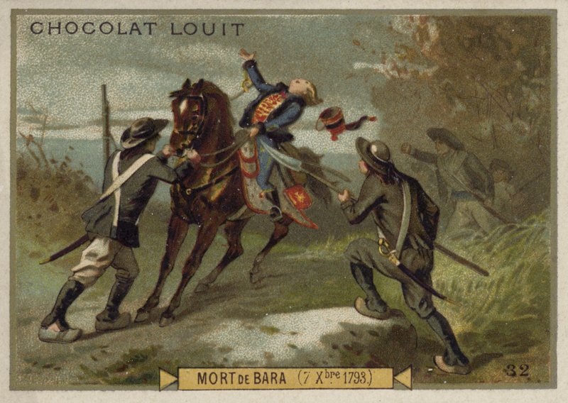 La mort de Joseph Bara, Insurrection vendéenne, Révolution française, 7 décembre 1793 - French School